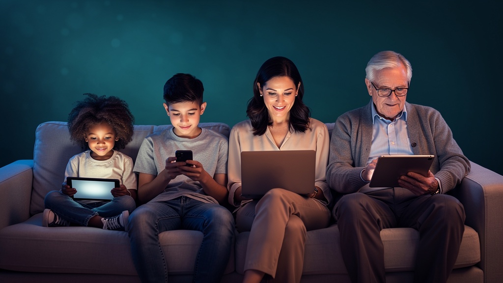 Groupe de personnes de tous âges lisant avec EasyLexie